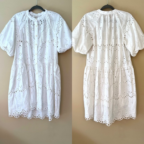 NWT Anthropologie Tallulah Eyelet Mini Dress - Picture 3 of 12